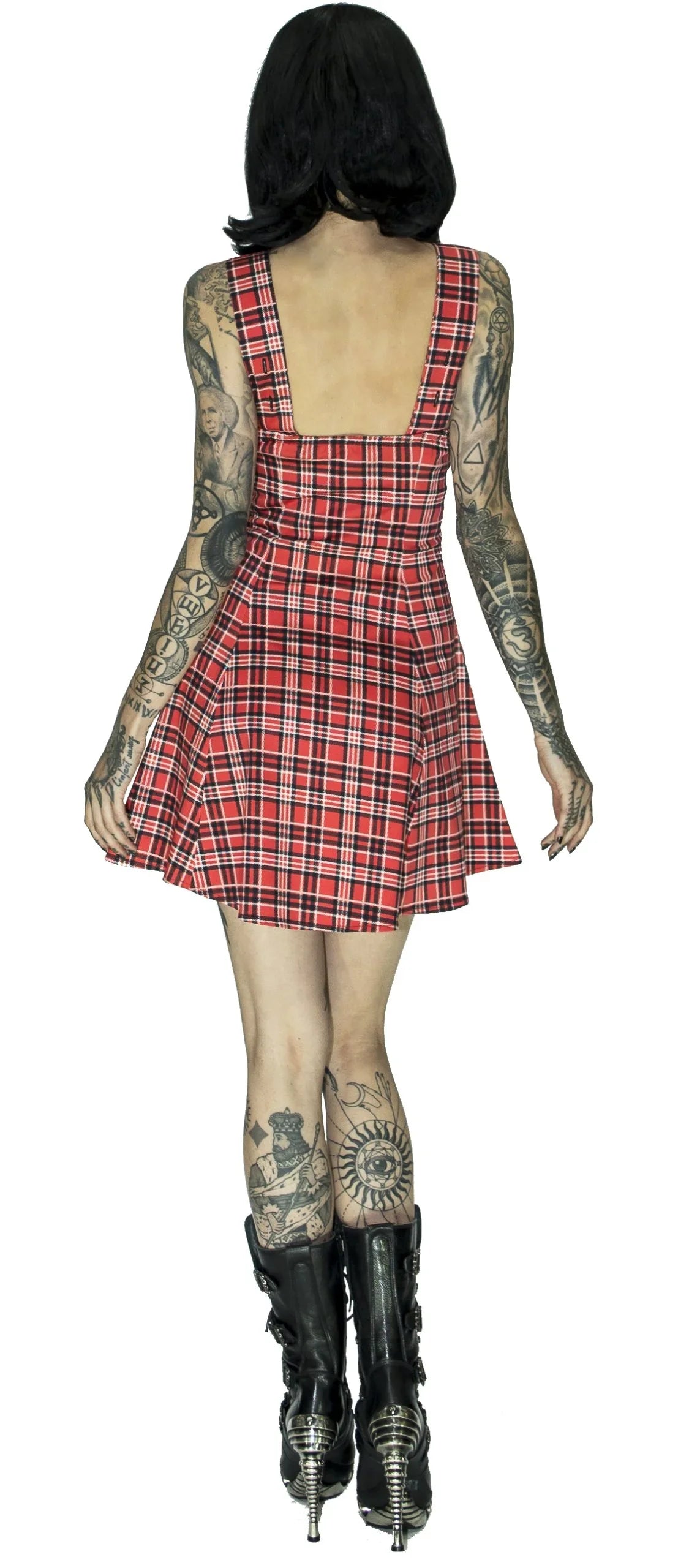 Alternative Tartan Mini Dress - Jordan - Dr Faust