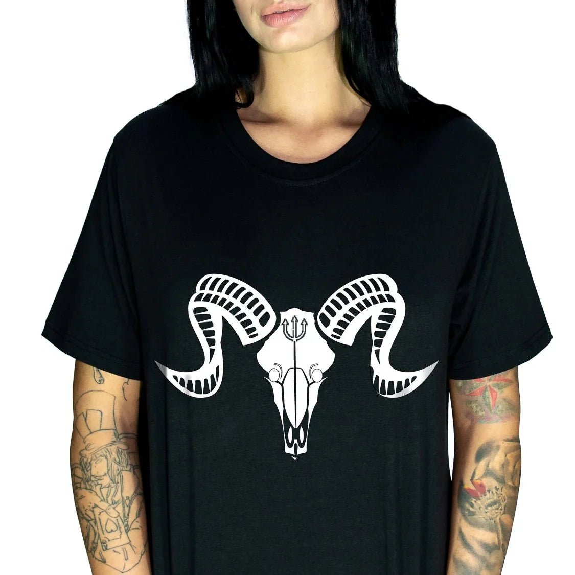 Goat Skull Baphomet T-Shirt - William - Dr Faust