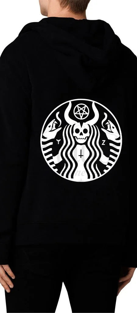 Gothbucks Men's Black Hoodie - Kalel - Dr Faust