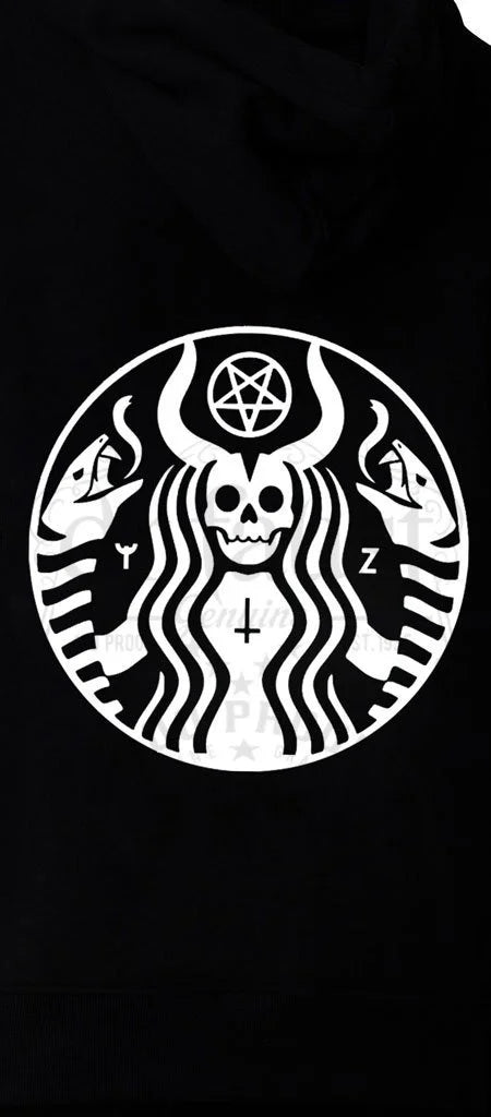 Gothbucks Men's Black Hoodie - Kalel - Dr Faust