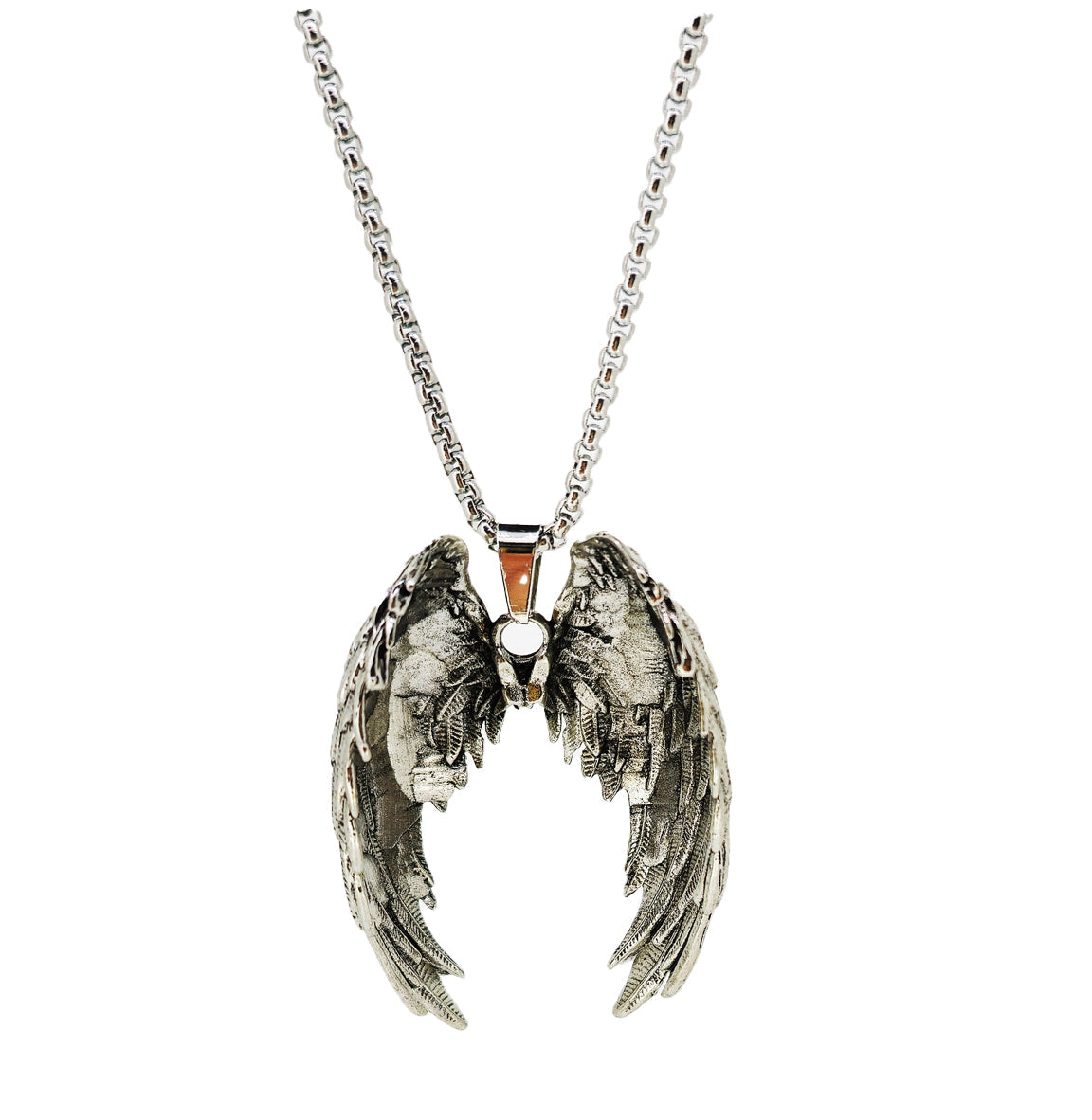 Guardian’s Embrace Wing Pendant - Sterling Silver Plated - Jewellery