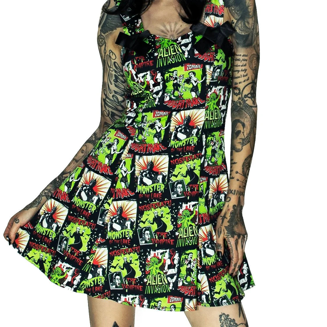 Horror B Movie Mini Dress - Myra - Dr Faust