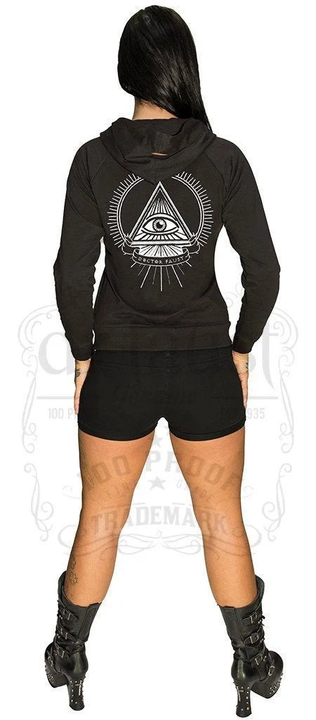 Illuminati Eye Faust Hoodie - Eliana - Dr Faust