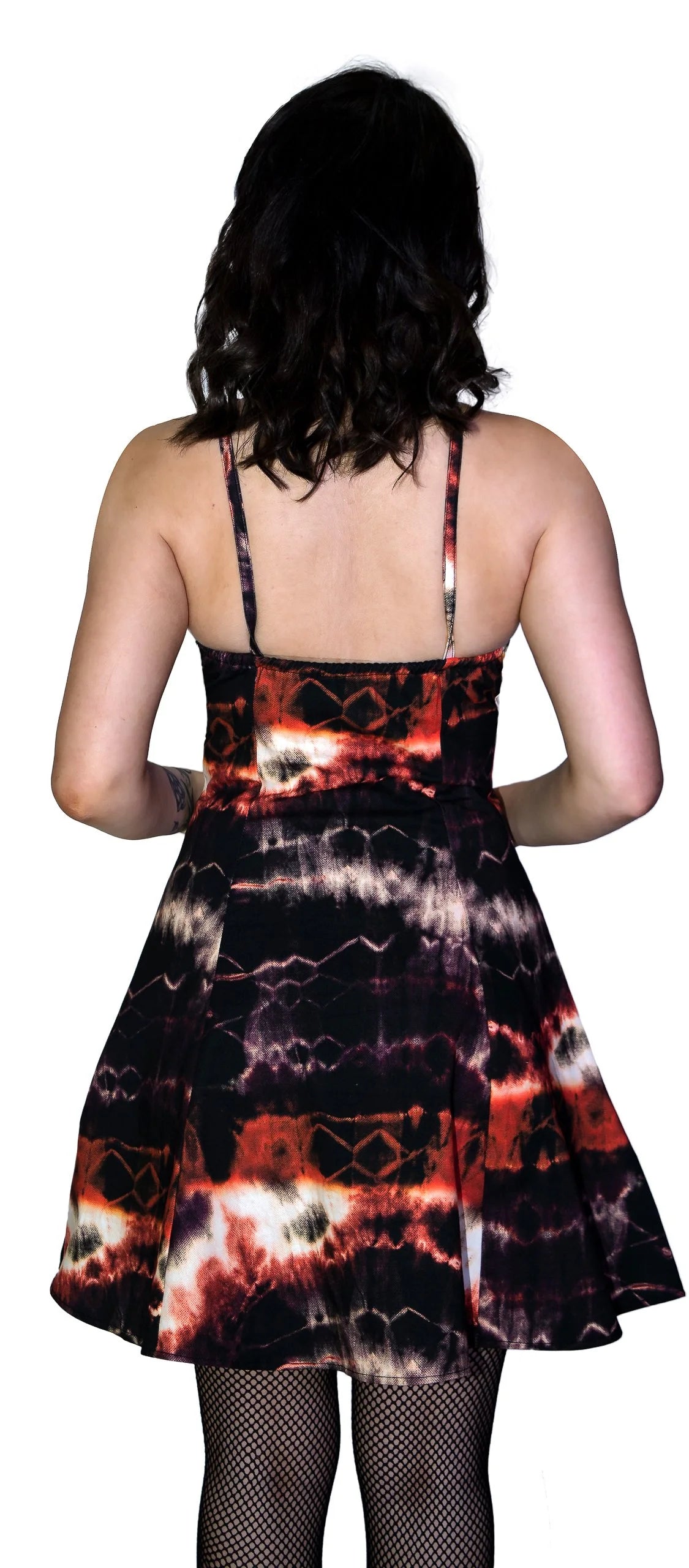 Mars Attack Pentagram Tie Dye Mini Dress - Marisol - Dr Faust