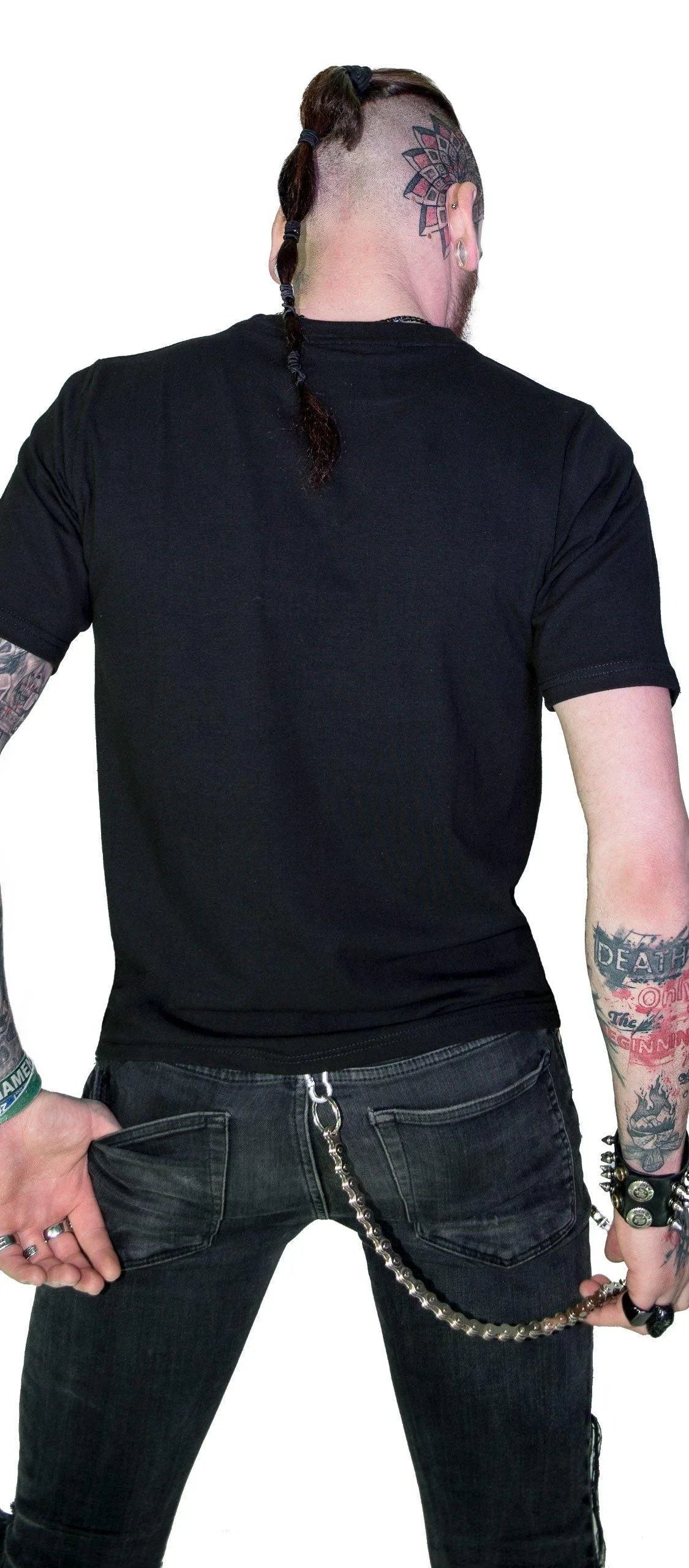 Modern Day Lucifer Nu Goth Black T-Shirt - Déchu - Dr Faust