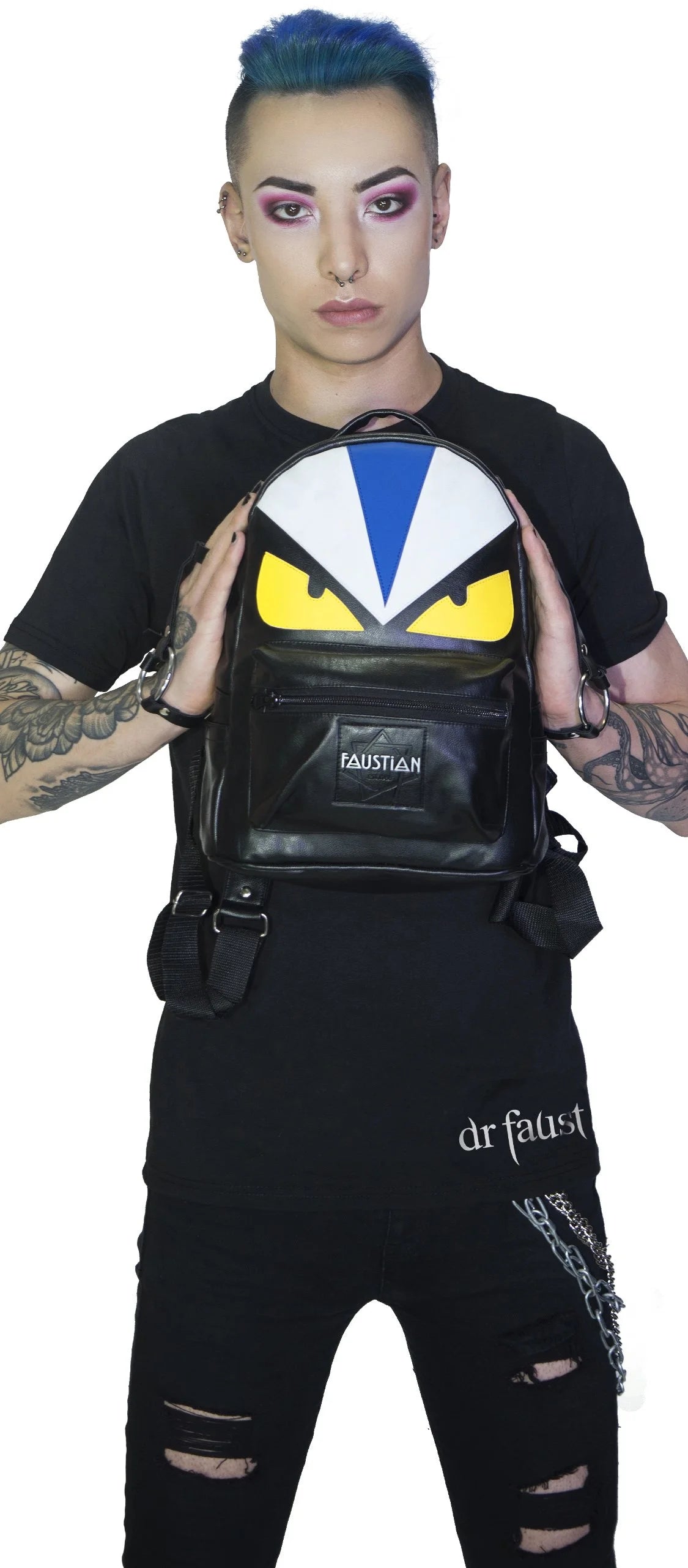 Monster Vegan Leather Backpack - Monster - Dr Faust