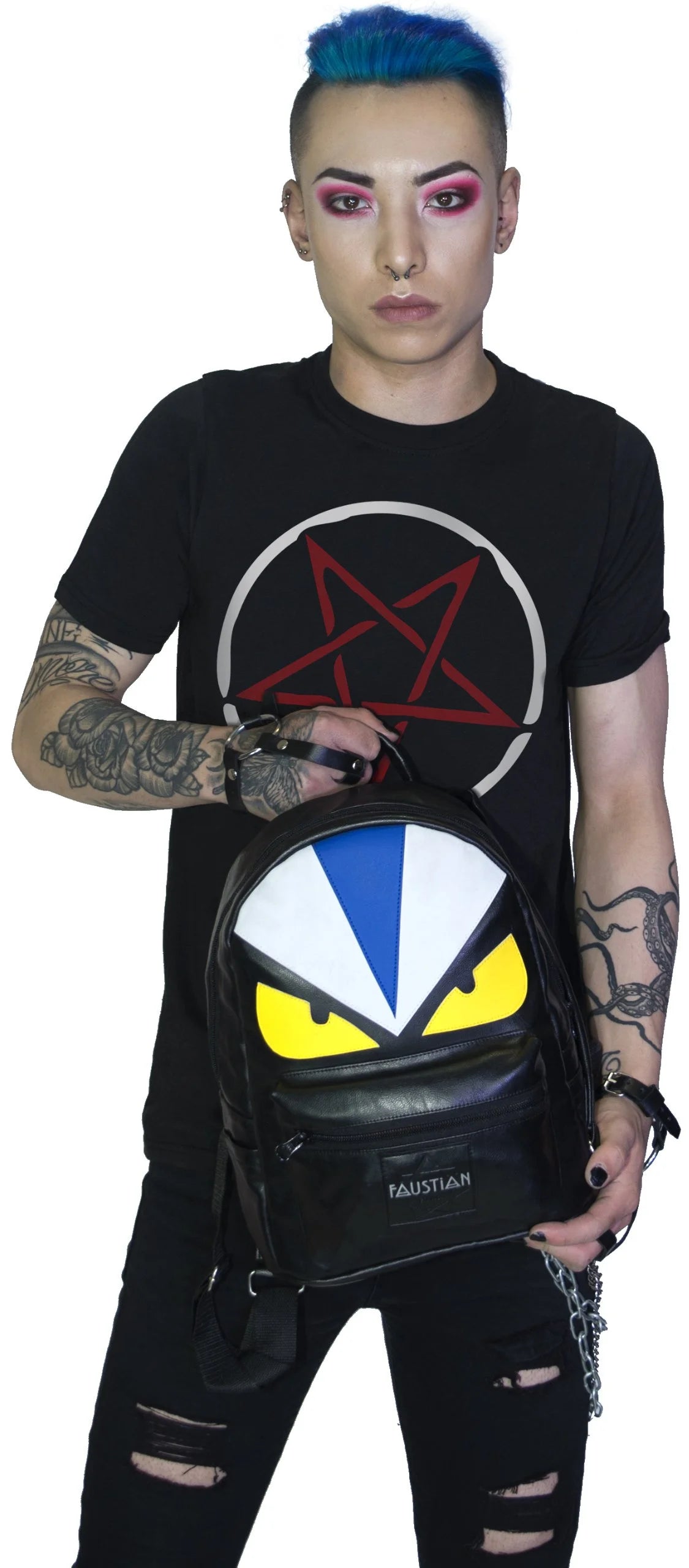 Monster Vegan Leather Backpack - Monster - Dr Faust