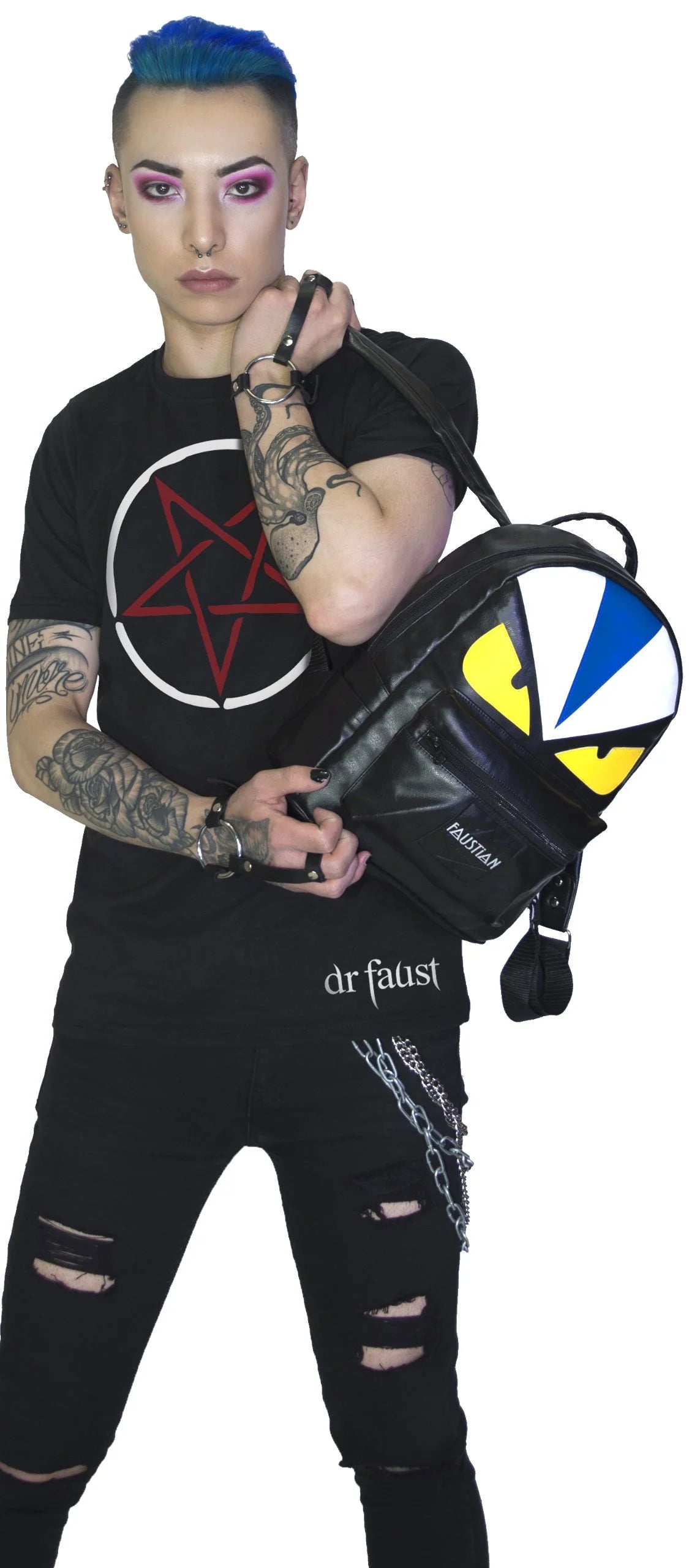 Monster Vegan Leather Backpack - Monster - Dr Faust
