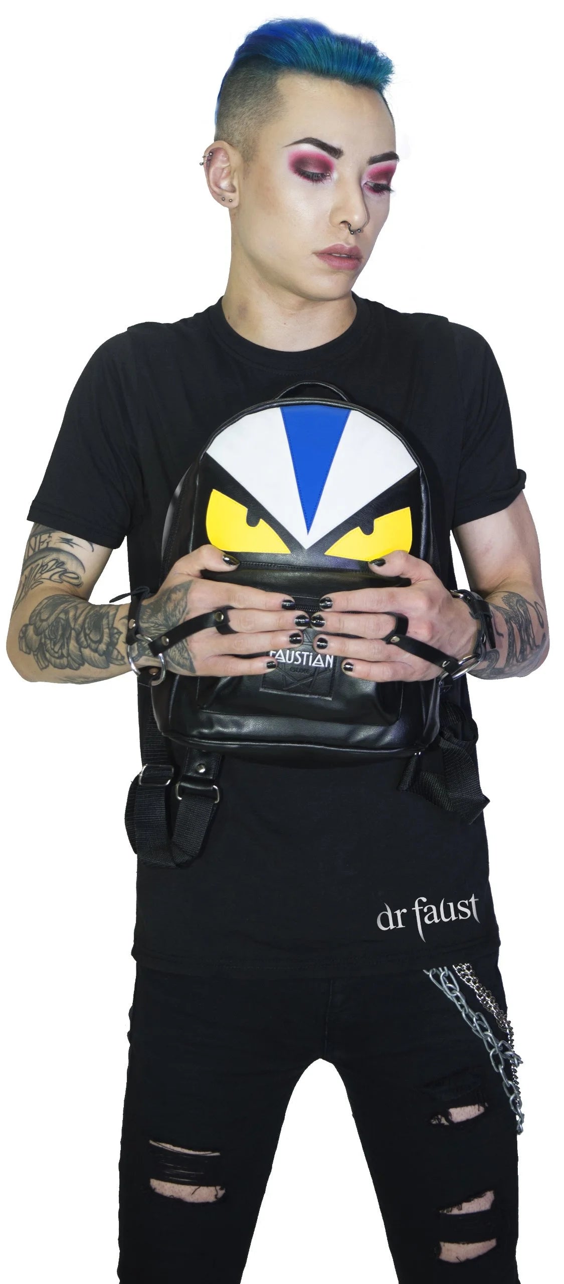 Monster Vegan Leather Backpack - Monster - Dr Faust