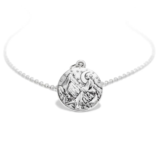 Moon Mountains Lunar Pendant and Necklace - Finley - Dr Faust