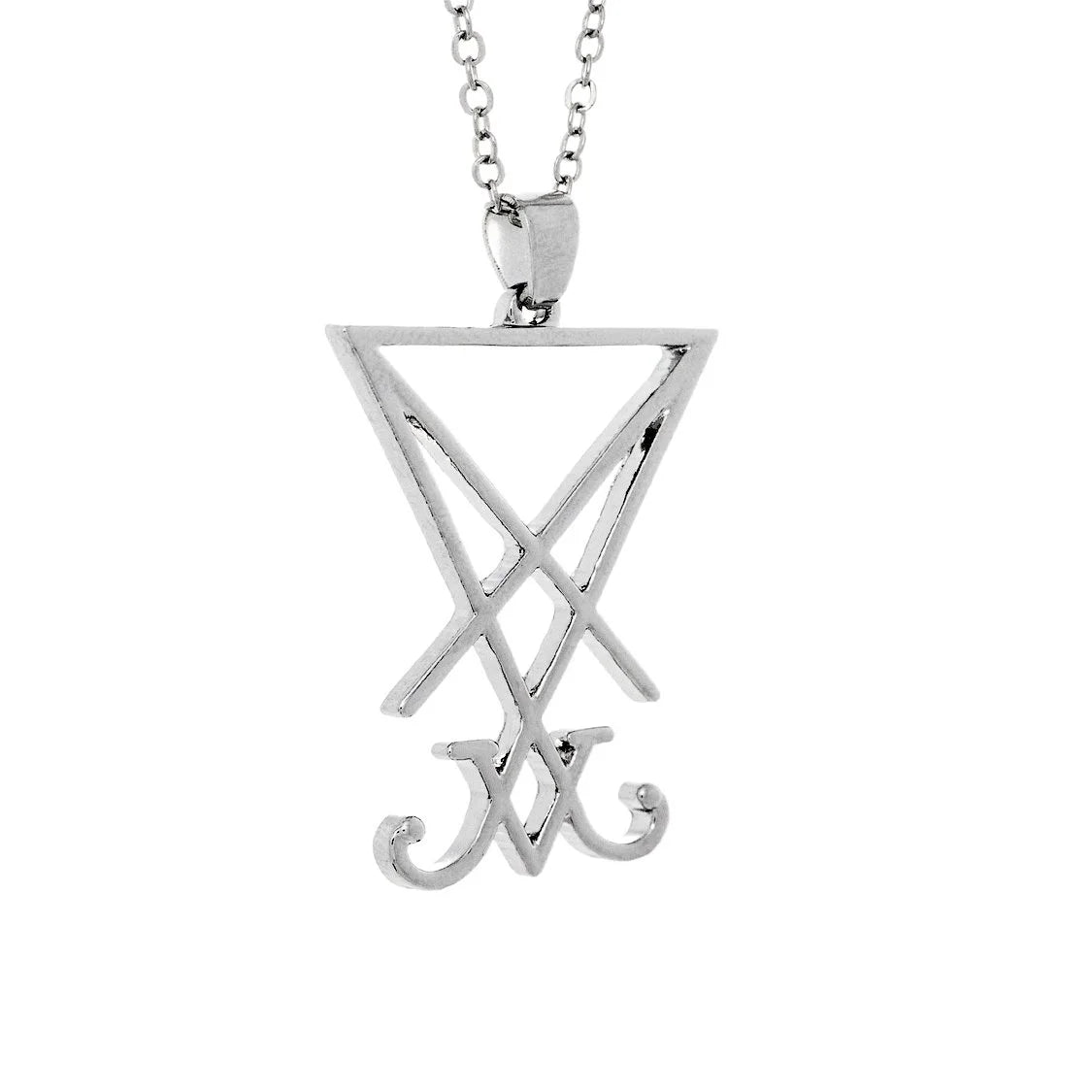 Sigil of Lucifer Grimoire Pendant and Necklace - Cecilia - Dr Faust