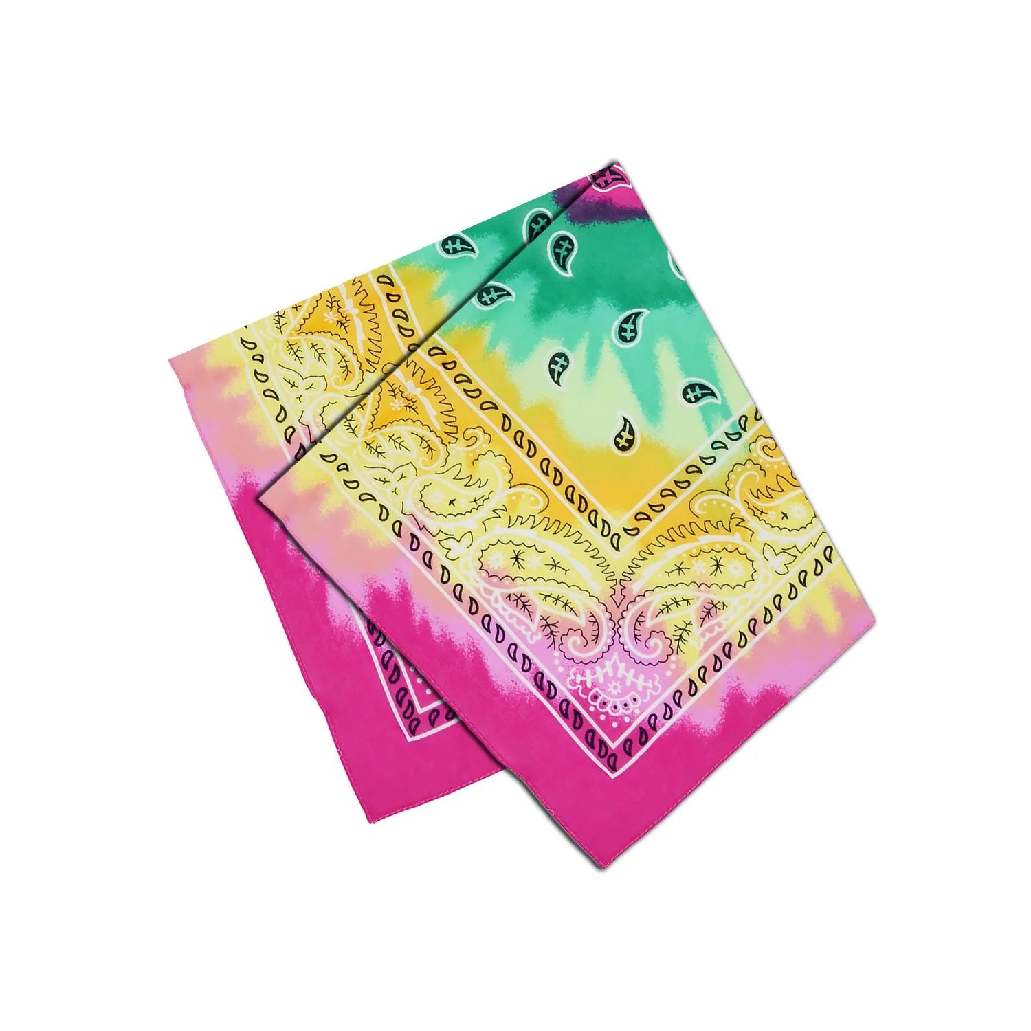 Tie Dye Rainbow Cotton Bandana - Everard - Dr Faust