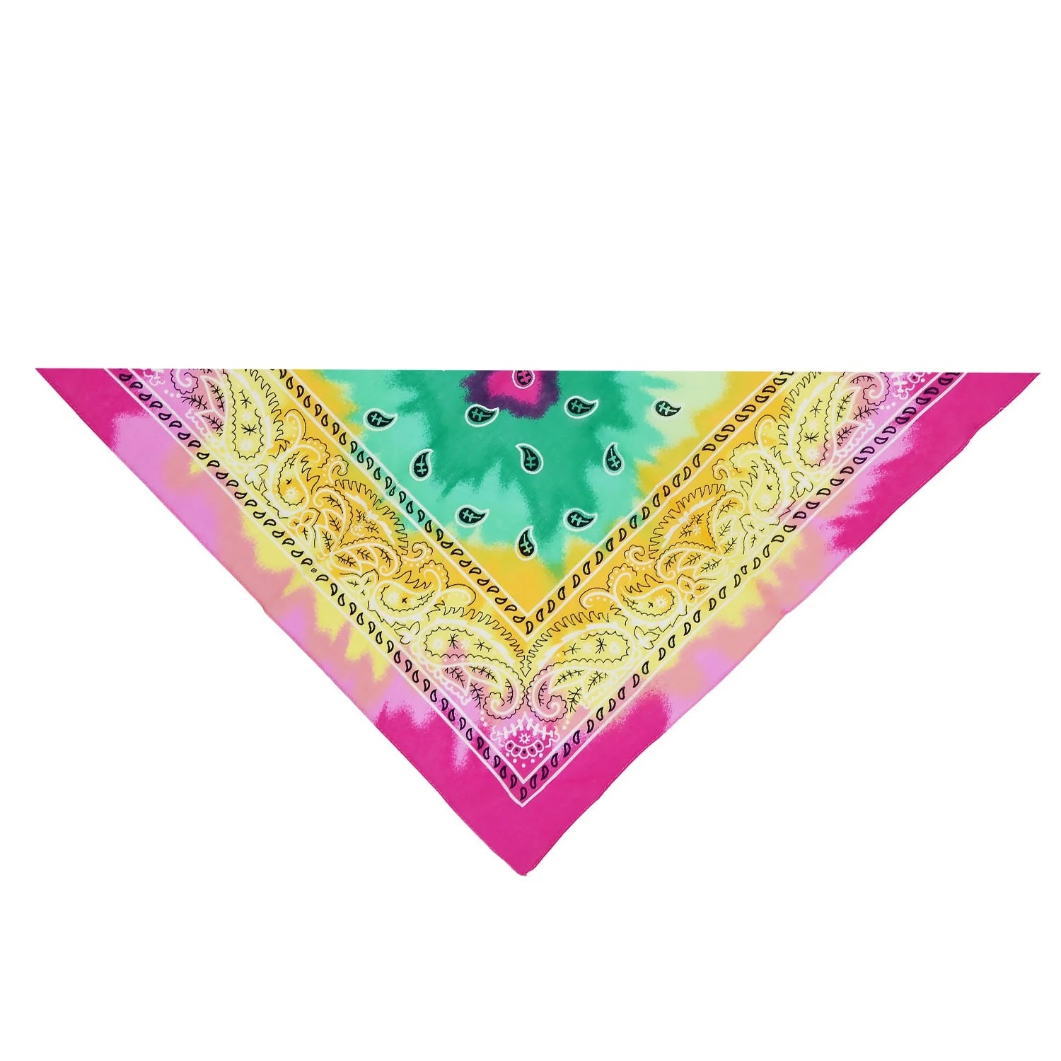 Tie Dye Rainbow Cotton Bandana - Everard - Dr Faust