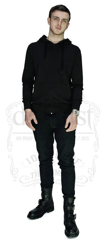 Bast Cat Moon and Pentagram Hoodie - Lincoln - Dr Faust