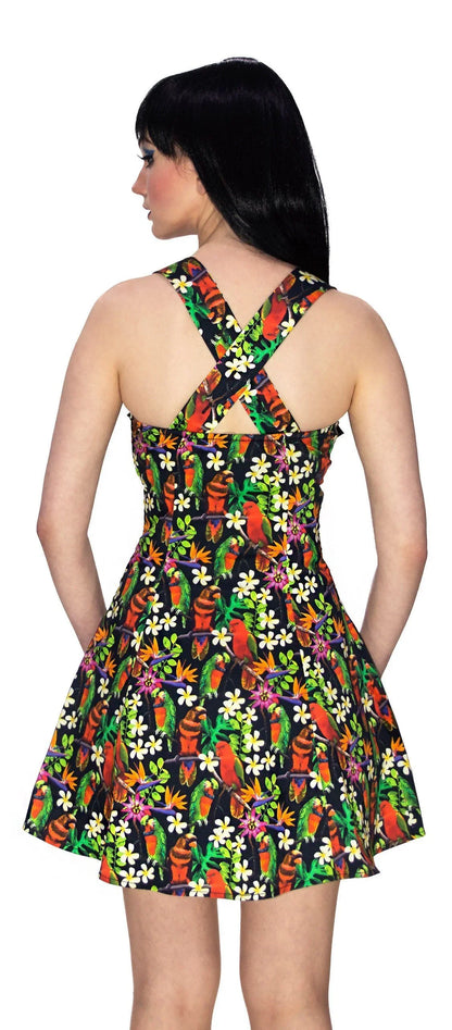 Birds of Paradise Mini Dress - Avery - Dr Faust