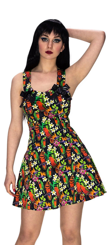 Birds of Paradise Mini Dress - Avery - Dr Faust