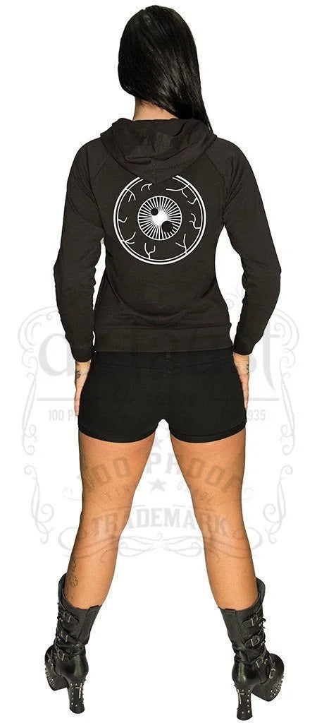 Creepy Eyeball Planet Hoodie - Camilla - Dr Faust