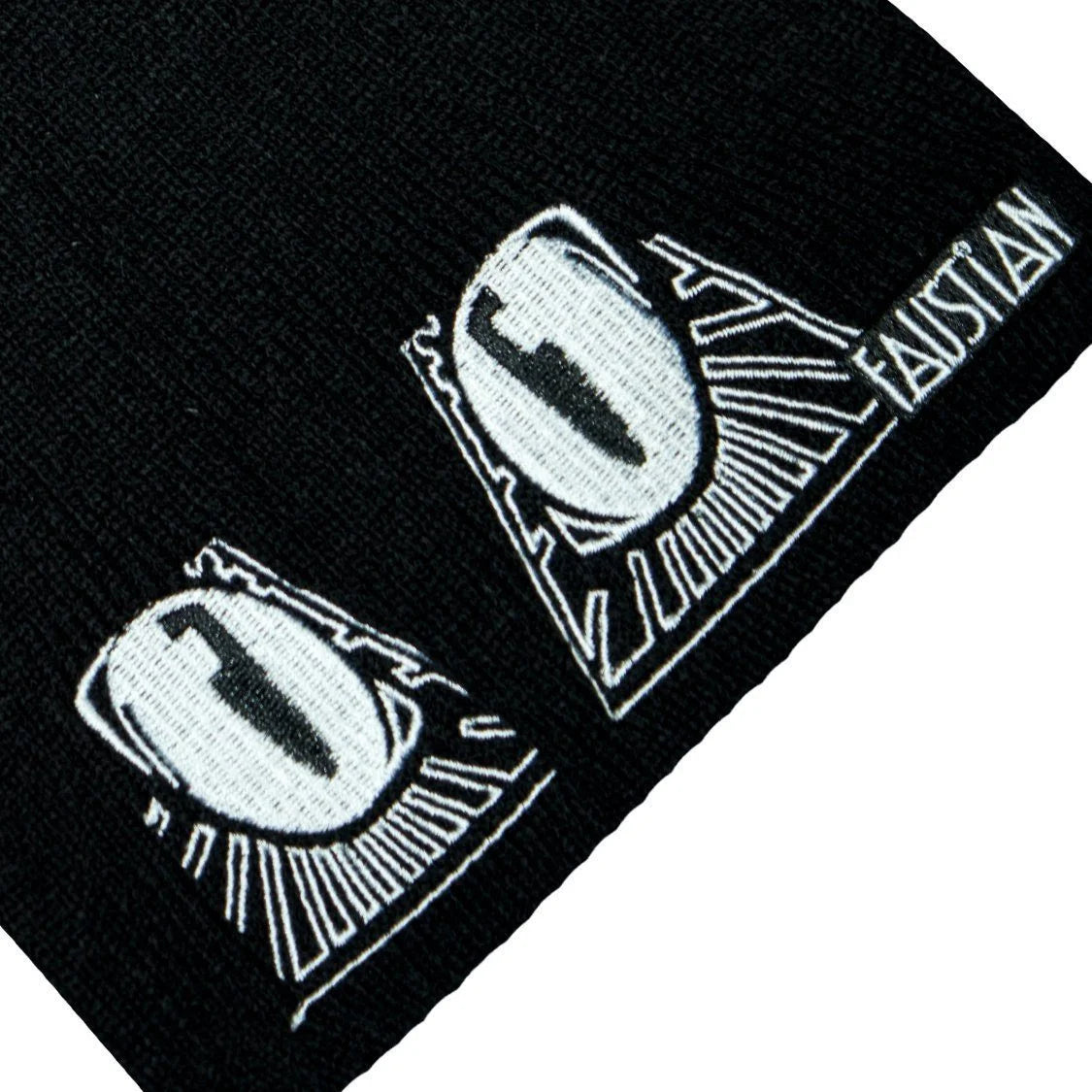 Evil Cat Eyes Black Beanie - Evanora - Dr Faust