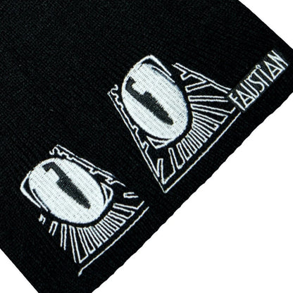 Evil Cat Eyes Black Beanie - Evanora - Dr Faust