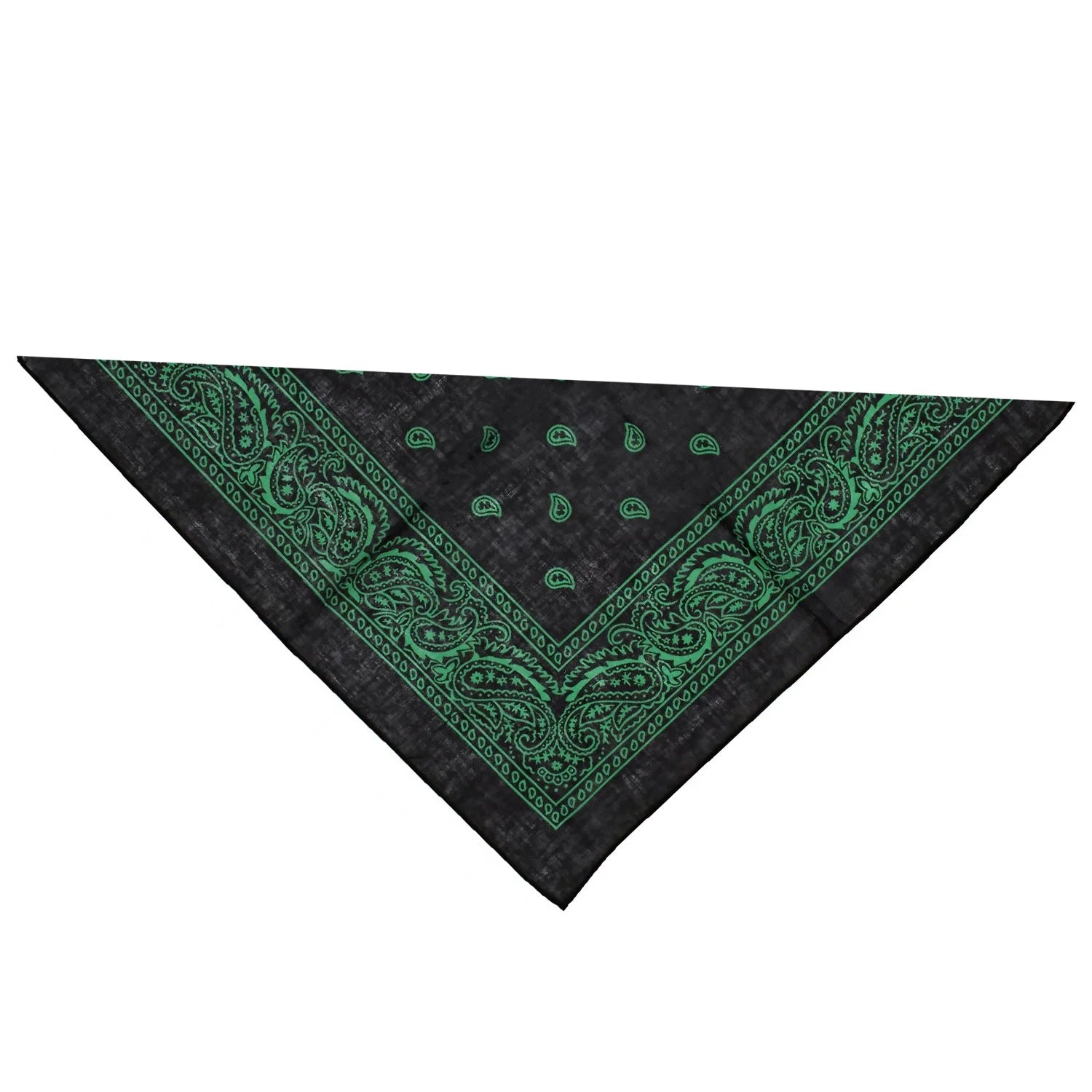 Green Design Black Cotton Bandana - Everard - Dr Faust