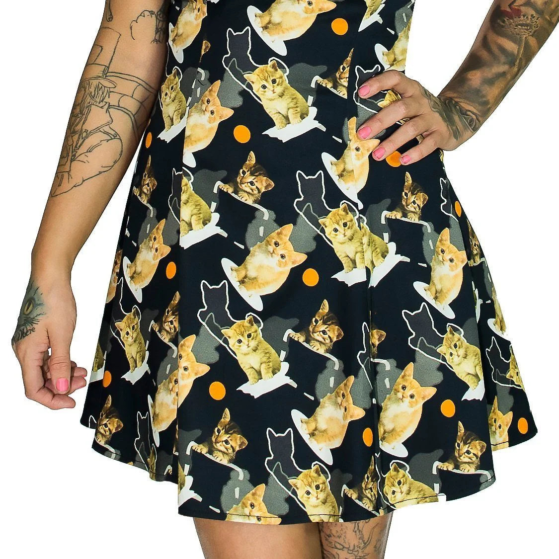 Meow for 3D Cats Mini Dress - Lilah - Dr Faust