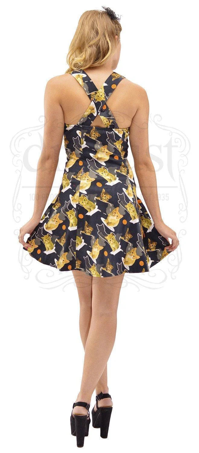 Meow for 3D Cats Mini Dress - Lilah - Dr Faust