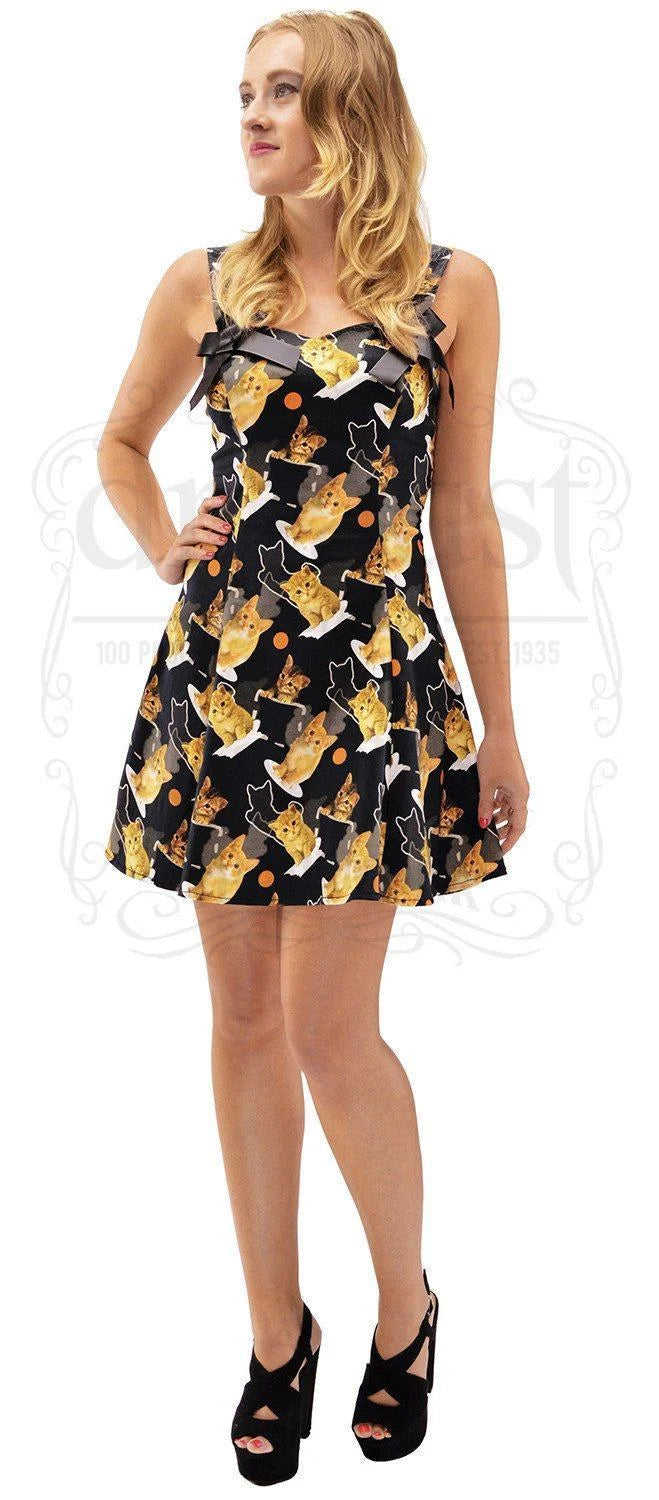 Meow for 3D Cats Mini Dress - Lilah - Dr Faust