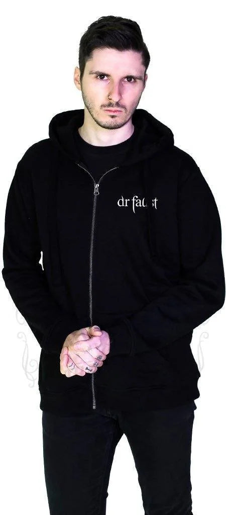 Psycho Mickey Men's Black Hoodie - Sean - Dr Faust