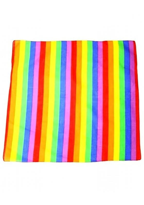 Rainbow Stripe Cotton Bandana - Maddux - Dr Faust