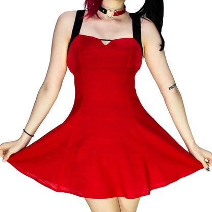 Red Mini Dress - Quinzel - Dr Faust