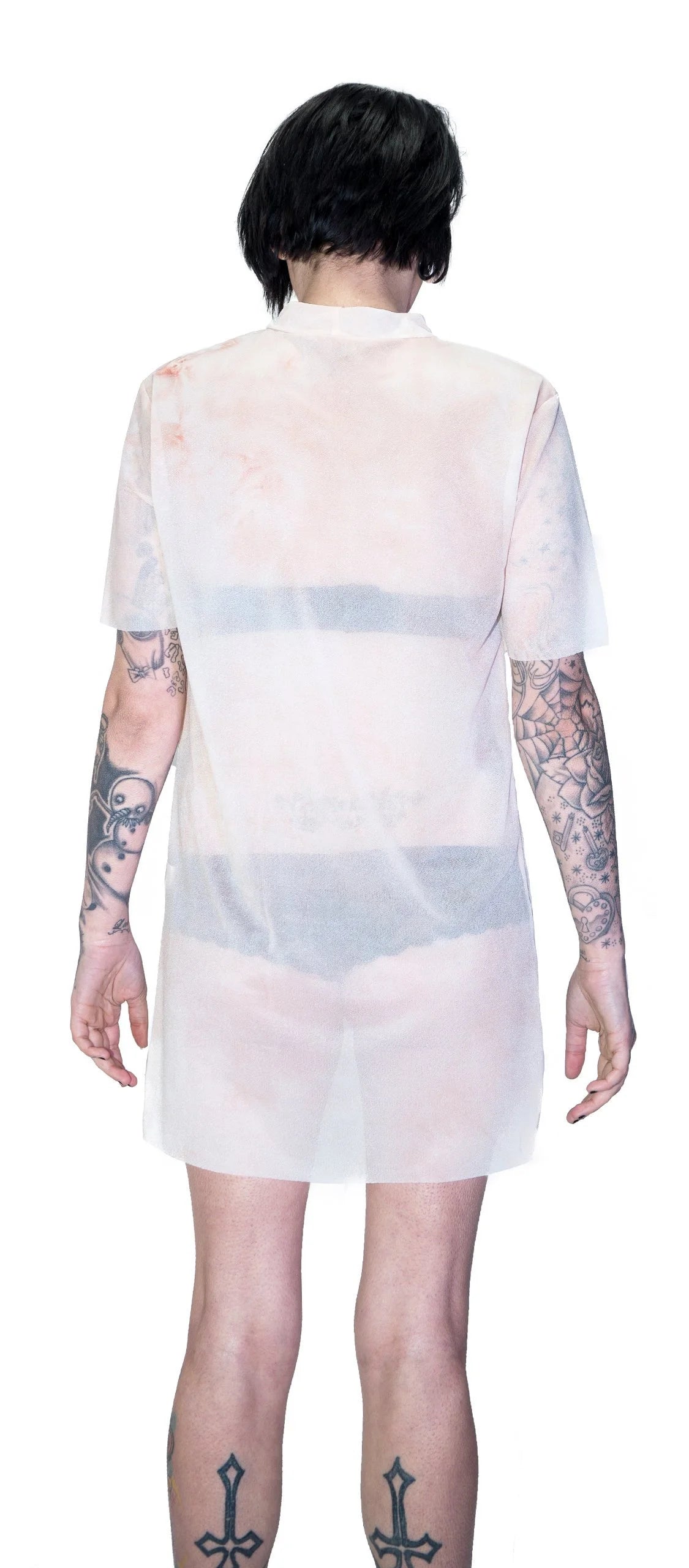 Wild Printed Mesh Oversized Top - Jaylene - Dr Faust