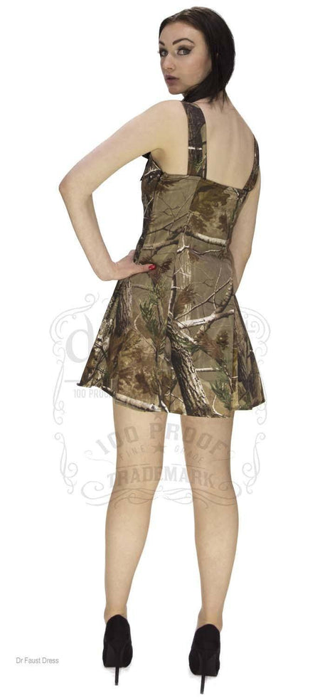 Camouflage Mini Dress - Leah - Dr Faust