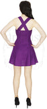 Royal Purple Mini Summer Dress - Millie - Dr Faust