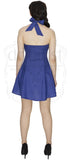 Electric Blue Mini Summer Dress - Layla - Dr Faust