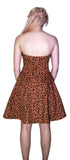 Brown Leopard Animal Print Mini Dress - Robin - Dr Faust