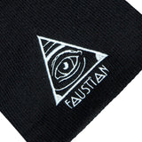 Evil Eye Faustian Black Beanie - Circe - Dr Faust