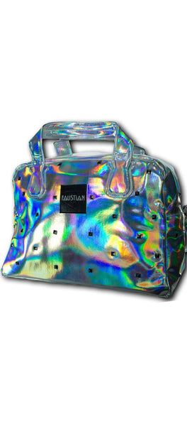 Faustian Cosmic Holographic Studs Hand Bag - Happy - Dr Faust