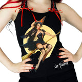 Flying High Witch Women's Black Vest - Zelena - Dr Faust