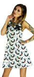 Flying Red Hearts Mini Dress - Lillian - Dr Faust