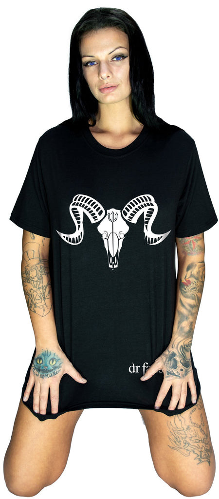 Goat Skull Baphomet T-Shirt - William - Dr Faust