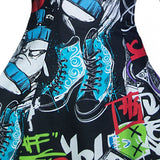 Graffiti Converse Hip hop All Stars Trainers Mini Dress - Taylor - Dr Faust