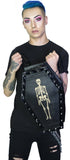 Skeleton Large Vegan Leather Coffin Back Pack - Eddie - Dr Faust