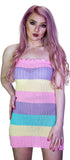 Knitted Multicoloured Bodycon Mini Dress - Zaria - Dr Faust