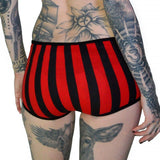 Little Devil Black and Red Top and Shorts Set - Nadine - Dr Faust