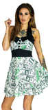 Million Dollar Print Mini Dress - Emma - Dr Faust