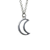 Moon Crescent Lunar Eclipse Pendant and Necklace - London - Dr Faust