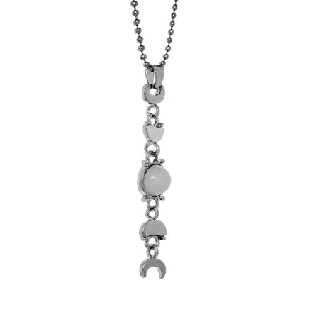 Pensile Moon Phases Lunar Pendant and Necklace - Valerie - Dr Faust