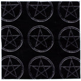 Pentagram Wicca Black Cotton Bandana - Lauren - Dr Faust