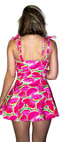 Pink Watermelon 3D Summer Mini Dress - Esperanza - Dr Faust