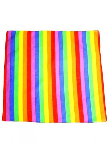 Rainbow Stripe Cotton Bandana - Maddux - Dr Faust